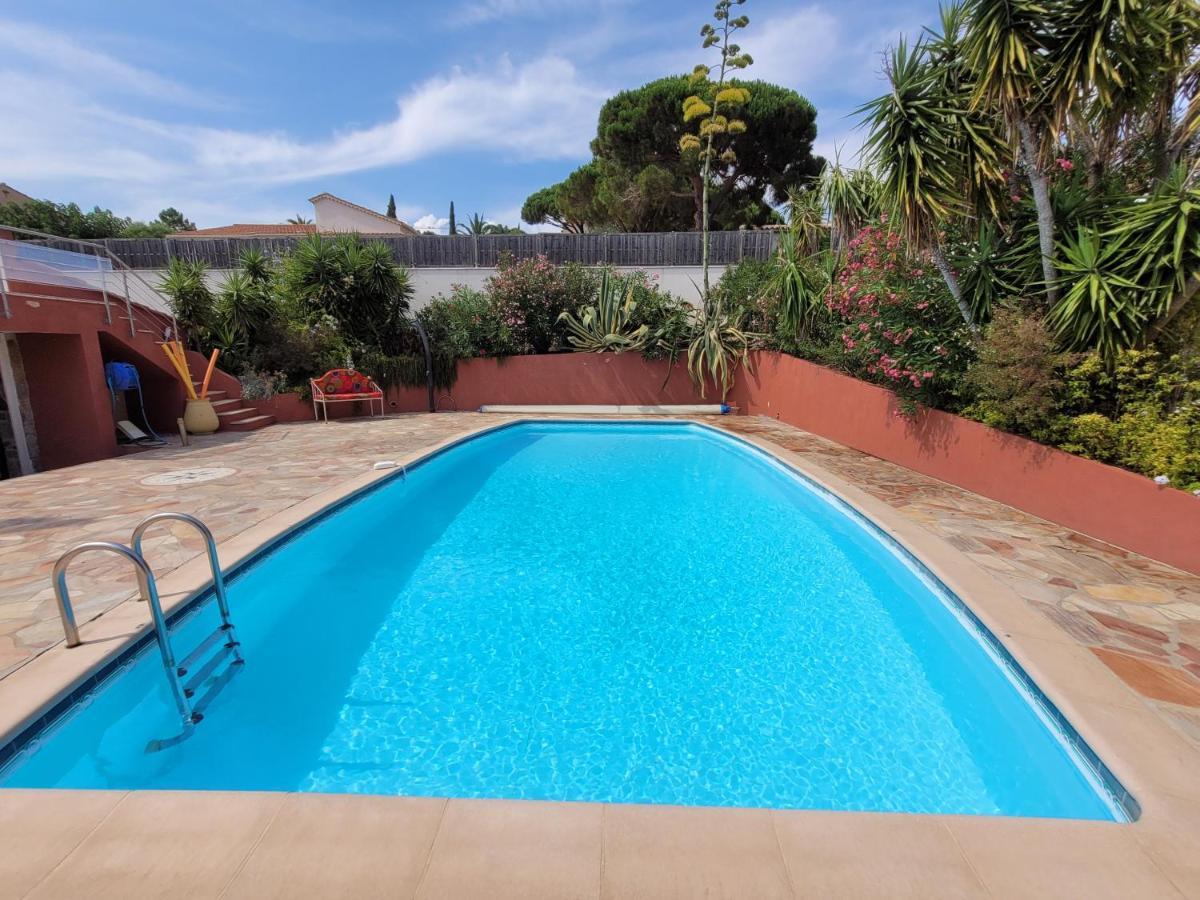 Villa Palm' Issambres 6-7 Personnes, Clim, Avec Piscine, Jardin Et Parking Prives La Garonnette-Plage Exteriér fotografie