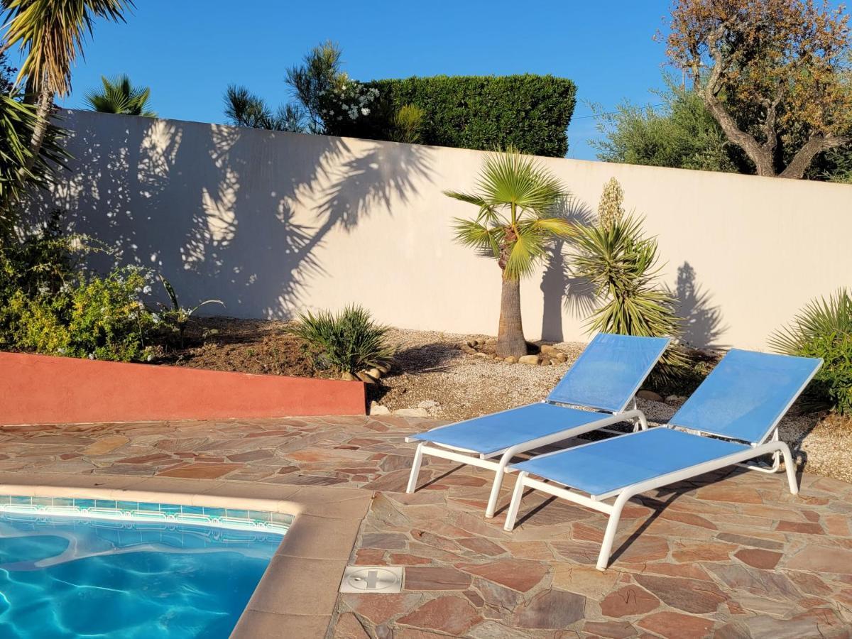 Villa Palm' Issambres 6-7 Personnes, Clim, Avec Piscine, Jardin Et Parking Prives La Garonnette-Plage Exteriér fotografie