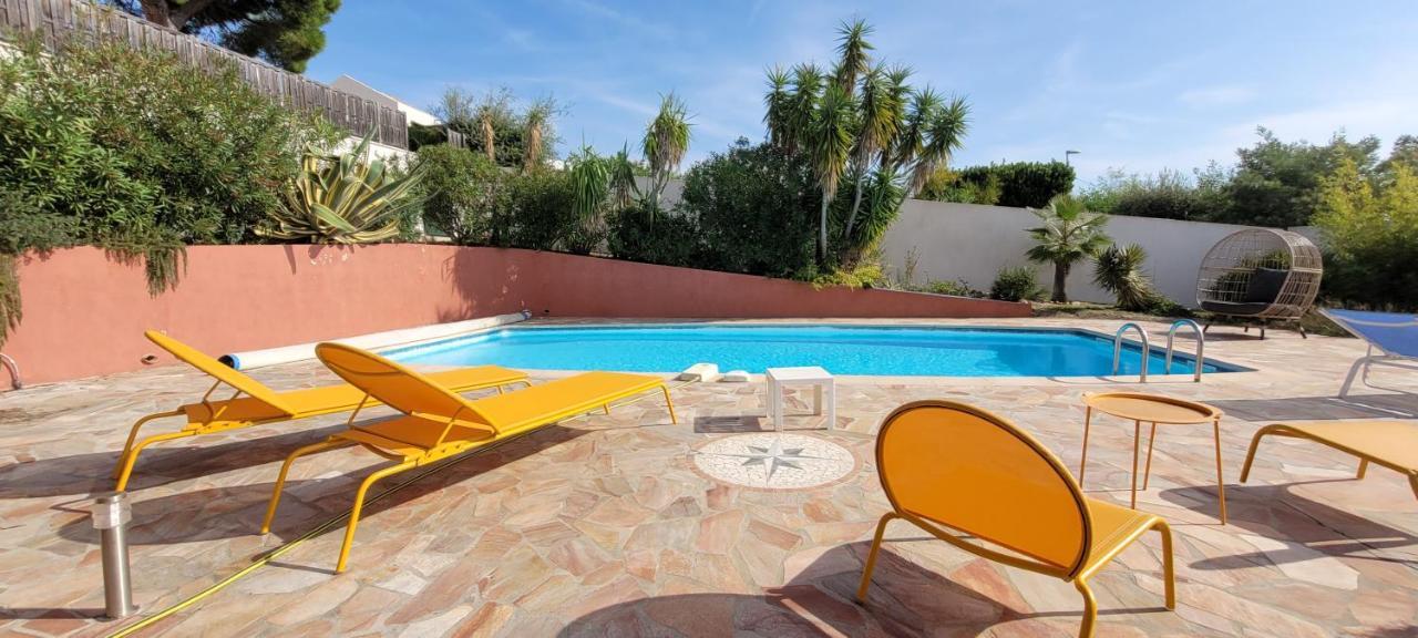 Villa Palm' Issambres 6-7 Personnes, Clim, Avec Piscine, Jardin Et Parking Prives La Garonnette-Plage Exteriér fotografie